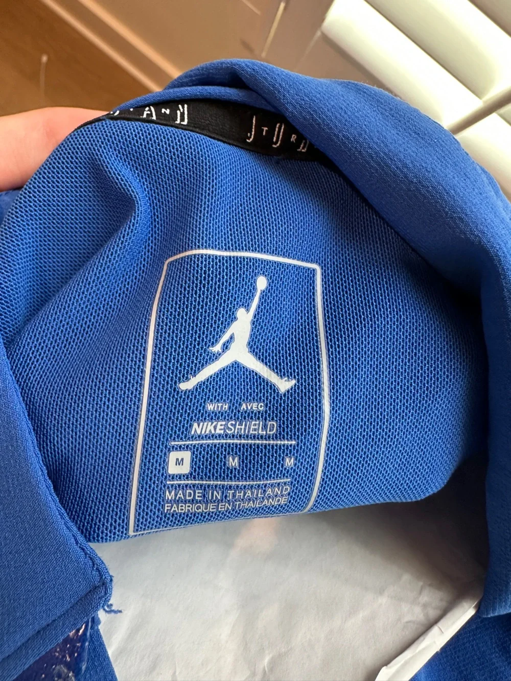 Jordan Royal Blue Sleeveless Pullover with Team Crest
